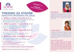 TRENING ZA STARŠE – UČINKOVITA KOMUNIKACIJA Z OTROKI 1